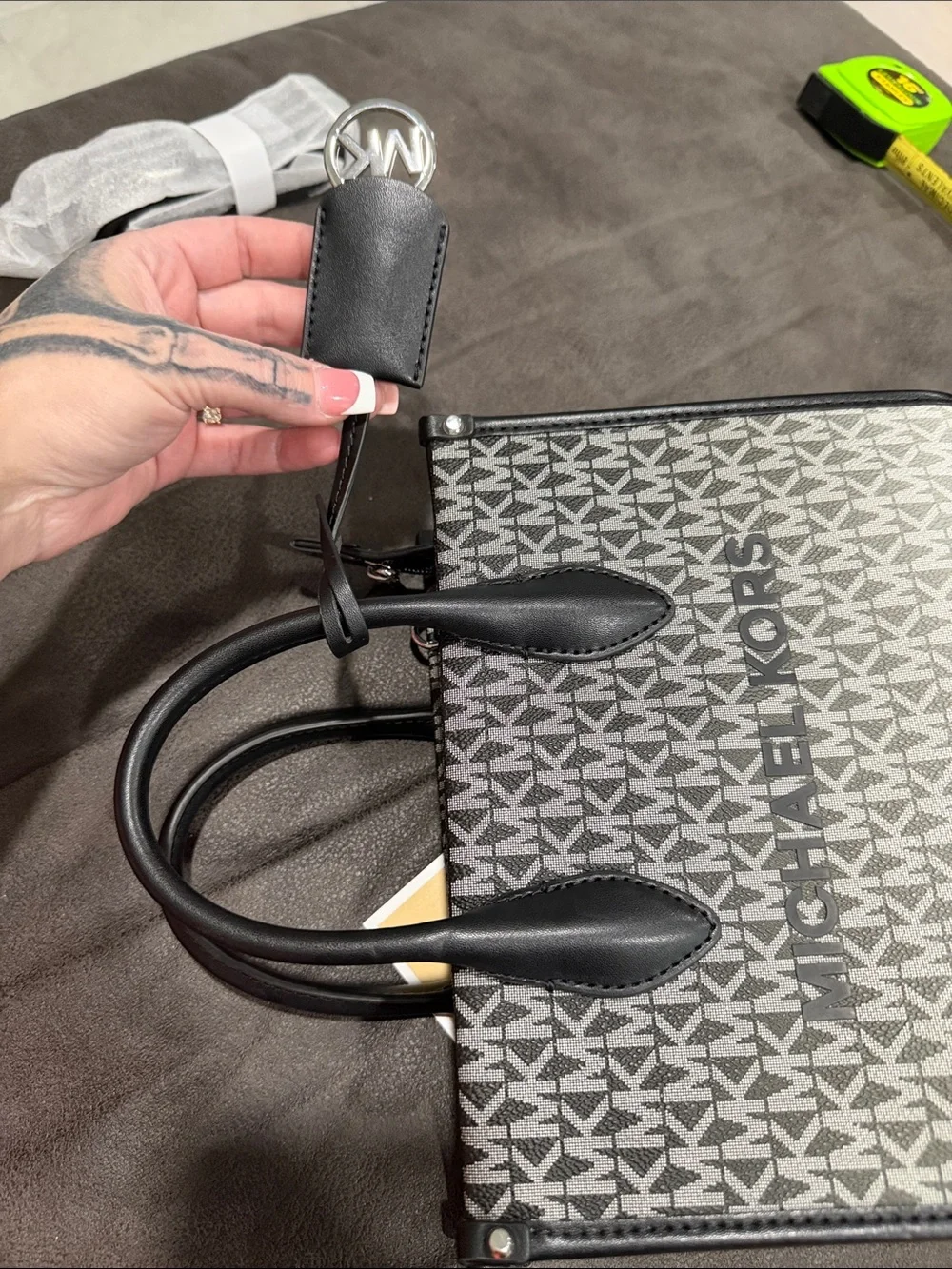 Michael Kors Mirella Small Ombré Signature Logo Crossbody Bag